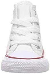 Converse Chuck Taylor All Star High top Infants Casual Shoes Optical White 7j253 (6 M US) | Image 4