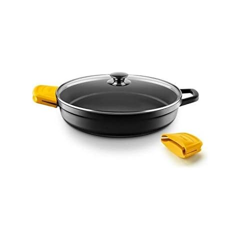 Castey M53081 - Cacerola Baja Yellow 36 cm Cover
