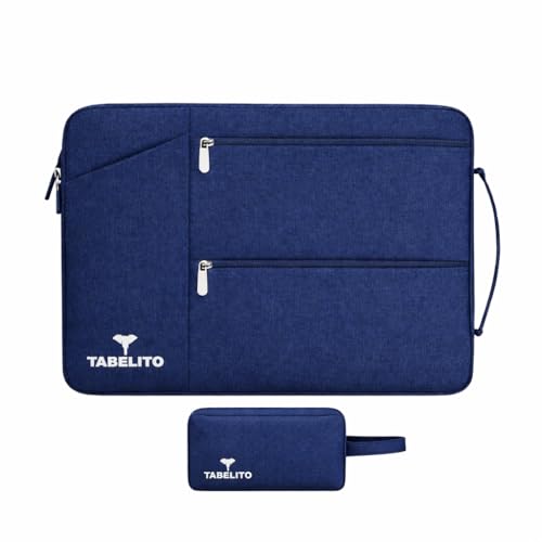 Image of Tabelito Hybrid 15.6 inch Laptop Bag Sleeve Cover with Box for 15.6 inch HP /Dell /Accer /Apple /Asus /Lenovo /Ultrabook /Razer Etc.-Blue 15.6 INCH