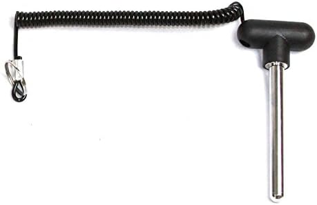 LifeFitness - Magnum Weight PIN, T-Handle, Magnetic Hitch Pins, (7/16 Diameter) 4 Locking Space w/Tether | Replacement Weight Stack Key for LF OEM # 7353001, Magnum # 852-007, 852-001 | by SBD