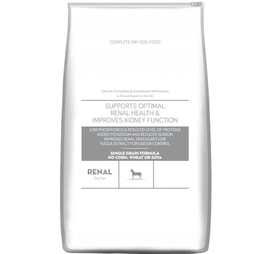 Image of Renal Dry Dog Food 8 Kg | Veterinary Formula for Kidney Support & Renal Health | Low-Protein, Controlled Phosphorus Dog Food with Chicken | Ideal for All Breeds & Life Stages
