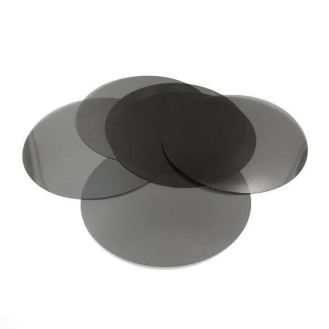 Película polarizadora Circular: 1 Hoja polarizadora de Forma Redonda for Aplicaciones ópticas, tasa de polarización del 99,97%(200x0.2mm Non-Sticky)