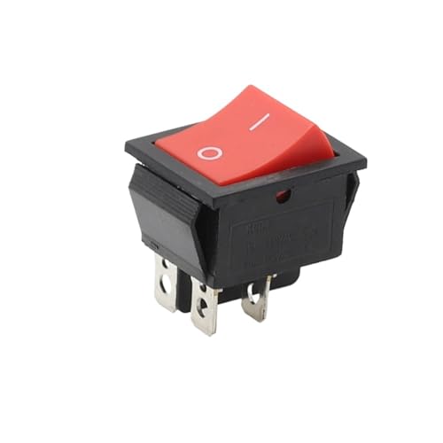Interruptor basculante KCD4 4 pines 16A 250V CA con autobloqueo de entrada y salida
