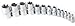 Sunex 9911B External Star Bit Socket Set, 13 Piece
