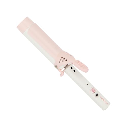 Image of VODANA GlamWave Ceramic Hair Curler 1.6 inch - Shiny & Damage-Free Natural Waves with All-Day Hold | Advanced Double Ceramic Coating with Rapid Instant Heat, Strawberry Cream