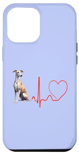 Whippet Dog Heartbeat-EKG Lustig Meine Hunde sind Mein Cardio Hülle für iPhone 12 Pro Max