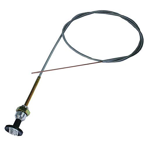 Hottest Sales Stens 290-130 Throttle Control Cable, Toro: 102119, 8105, 53-1/2" Inner Wire Length, 47-1/4" Conduit Length, 9/16" Mounting Holes