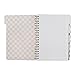 Fringe Studio Large Tab Notebook,Neutral Checks, Flexible Paperback Cover, 5 Subject/Die-Cut Dividers, 7.25" X 10", 180 Lined Pages, Multicolor (343PA002FSC)