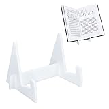 Design perfetto e ragionevole: la cornice del display è progettata per l'esposizione e la lettura. Il fondo largo e piatto lo rende stabile e solido. L'angolo perfetto e il design ragionevole rendono il davanzale della finestra aiutano a stabilizzare il libro o altri display.