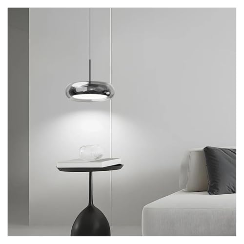Lustre de chevet en verre noir et design minimaliste italien haut de gamme