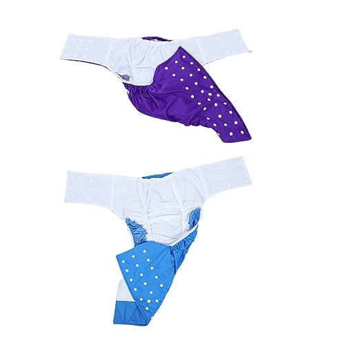 HEALEEP Adult Diapers 2 Pack Men's Leakproof Diaper Pants Comfortable Breathable
