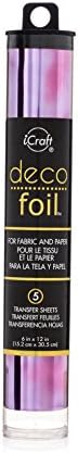 Thermoweb 5311.5 Deco Foil Specialty Transfer Sheets, Multi-Colour, 6 x 12-Inch