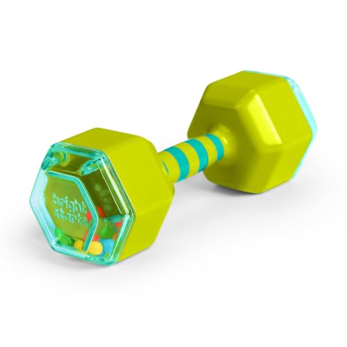 Image of Bright Starts Off to the Gym 5 Piece Baby Toy Gift Set, Rattles & Sensory Toys, Soft Crinkle Book, Unisex, 3M+