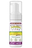 My Hair Helpers Natural Enzymes for Head Lice - Mousse Naturally Dissolves Nit Glue - Unscented Lice Removal Works on 1-2 Children, 4 fl Ounces