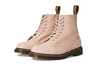 Dr. Martens Unisex 1460 8-Eye Boot, Powder Pink Milled Nubuck Leather, UK 7/US M8W9