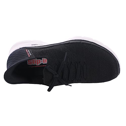 Skechers Women's Skechers Women's Hands Free Slip-ins Go Walk 6-Lovely Day, Black/Hot Pink, 10.5