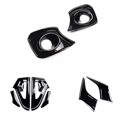 【セット買い】SecondStage スズキ スイフトスポーツ ZC33S フォグランプガーニッシュ ピアノブラック S032BLK + SecondStage(セカンドステージ) スズキ スイフトスポーツ リアドアノブガーニッシュ ピアノブラック/ S0