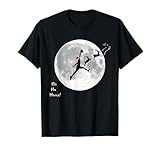 divertente natale babbo natale basket - ho ho hoop sport gift maglietta