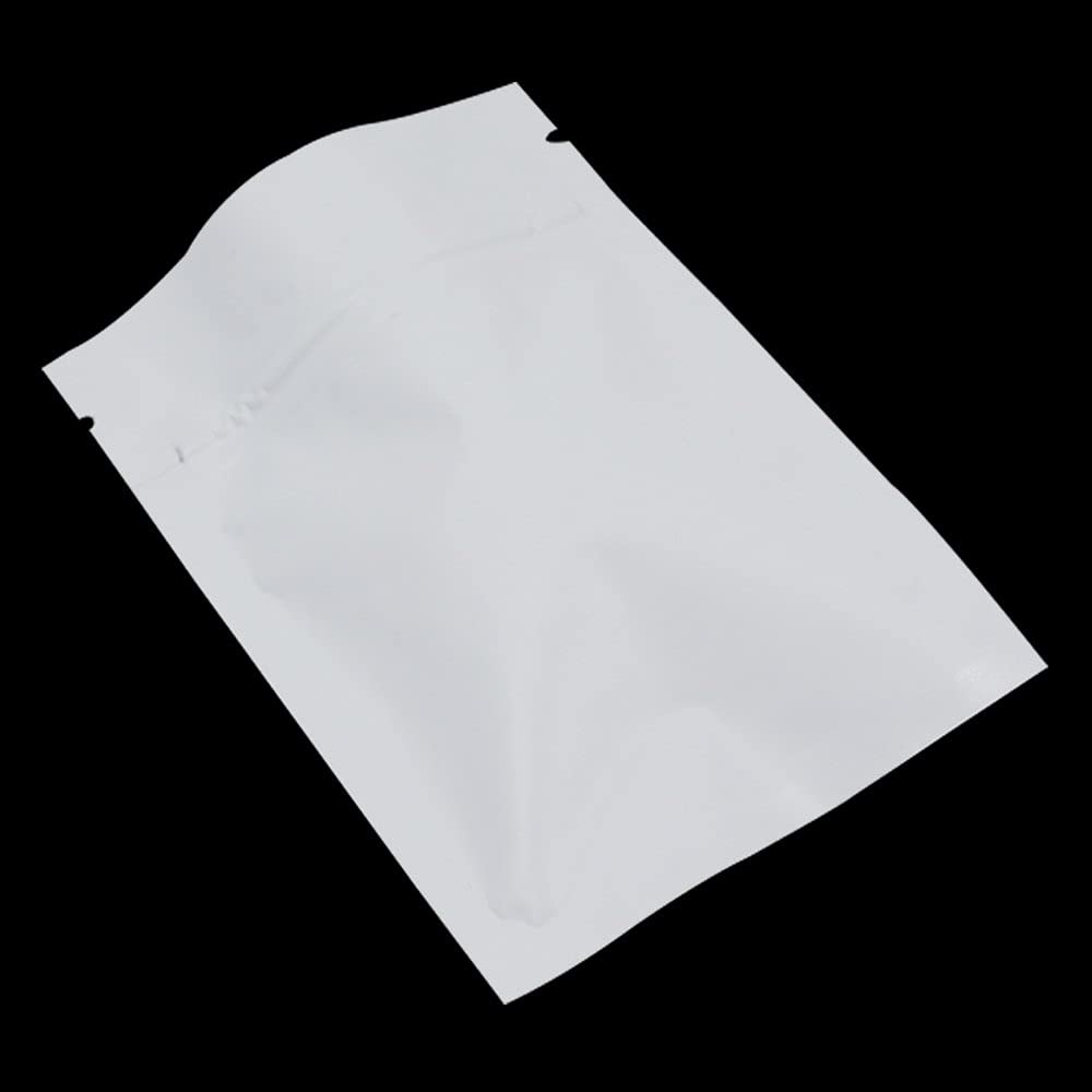 WACCOMT Pack Plastic zakjes met gripseal, 100 stuks, aluminiumfolie, gripsluiting, gemaakt van mylar, geschikt voor levensmiddelen, geurdicht (Mat Goud, 8x12cm (3.1x4.7 inch