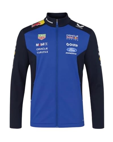 Chaqueta softshell Red Bull Racing 2026 azul Castore