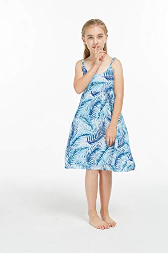 Image of Hawaii Hangover Family Matching Hawaiian Clothes, Simply Blue Leaves | Family matching Hawaiian outfits, Simply Blue Leaves, lightweight rayon, machine washable, tropical leaf print, luaus