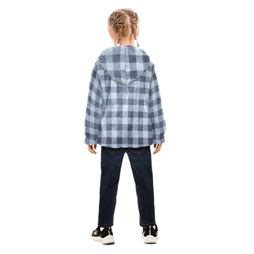 GuoChe Cowboy Plaid Boys Winter Coats Sherpa Lined4