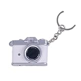 Ce porte-clés miniature rétro avec son lumineux attire l'attention grâce à son apparence unique d'appareil photo rétro qui reproduit parfaitement un appareil photo classique