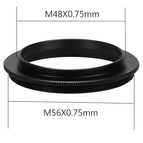 Bague de conversion M56x0.75 mâle en M48x0.75 - Filetage haute précision