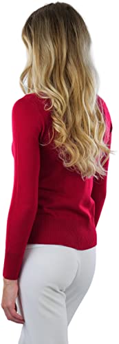 Image of ToBeInStyle Women's Long Sleeve Button Down V-Neck Cardigan