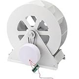 Innovativo generatore a ruota idraulica con sistema di trasmissione a cinghia silenzioso, prestazioni efficienti a bassa velocità basate sui principi tradizionali