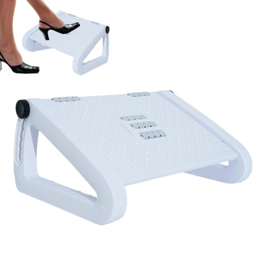 Repose-pieds sous le bureau avec massage et hauteur réglable pour confort des jambes