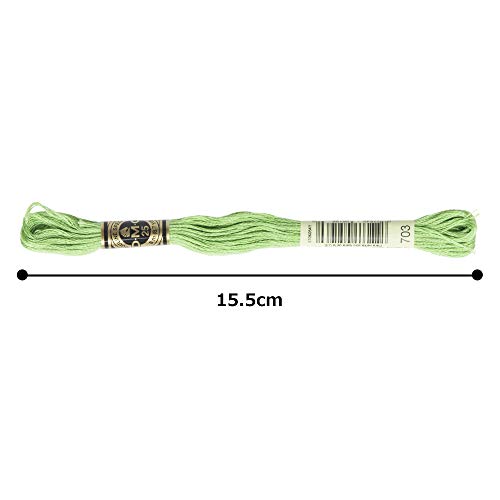 Image of DMC 6-Strand Embroidery Cotton Floss, Chartreuse