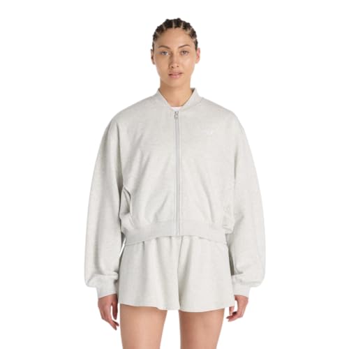 new balance(ニューバランス) WJ617058フレンチテリーボンバー (WJ617058) ジャケット/裏毛フレンチテリーレディース