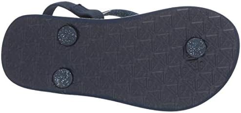 Roxy Girl's TW Fifi flip Flop Sandals, Navy/Navy, 5 M M US Toddler | Image 3