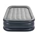 Intex 64131ED Dura-Beam Plus Deluxe Pillow: Fiber-Tech – Twin Size – Built-in Electric Pump – 16.5in Bed Height – 300lb Weight Capacity