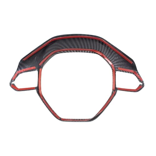 Cadre de volant pour Peugeot 208 masquer rayures inserts noirs