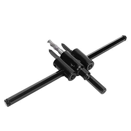 Kit cortador de agujeros ajustable para drywall 30-200mm miniatura 6