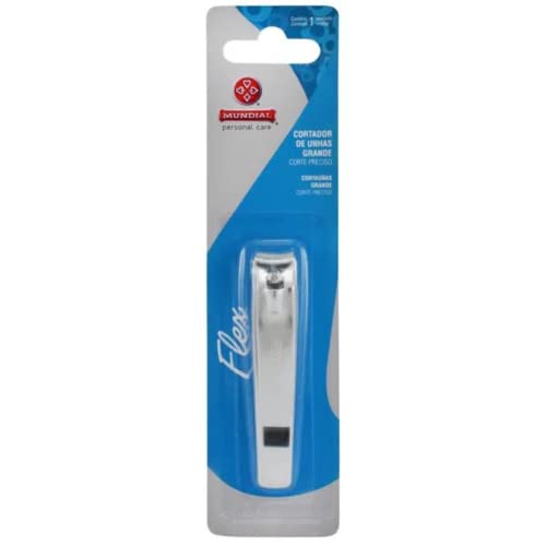 Cortador De Unha Pés Flex, Mundial S/A, Prateado