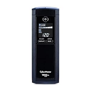 CyberPower CP1500AVRLCD Intelligent LCD UPS System, DISCONTINUED * SEE NEW UPDATED MODEL CP1500AVRLCD3 *