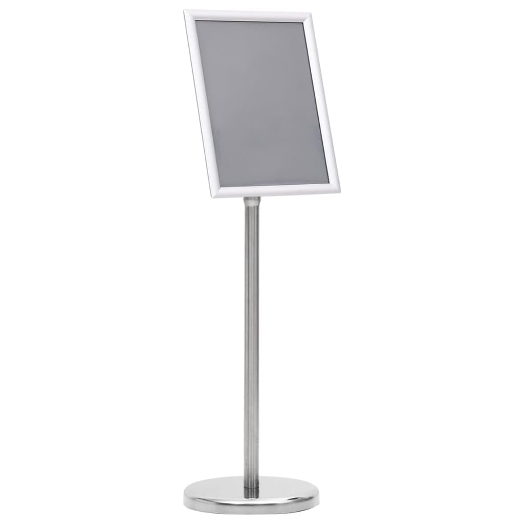 vidaXL Support d'Affiche A4 sur Pied Présentoir Publicitaire Hall d ...