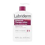 Lubriderm Advanced Therapy Fragrance Free Moisturizing Hand & Body Lotion + Pro-Ceramide with Vitamins E & Pro-Vitamin B5, Intense Hydration for Itchy, Extra Dry Skin, Non-Greasy, 16 fl. oz