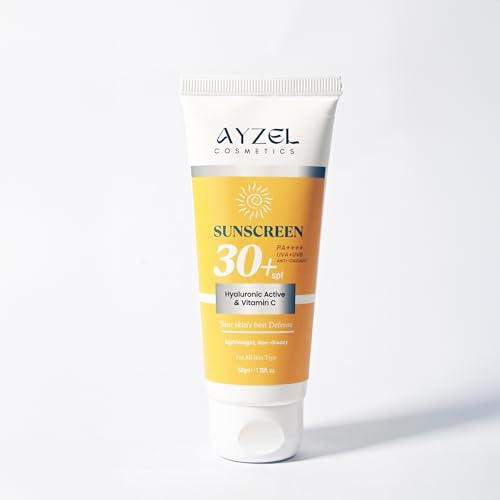 Image of Sunscreen SPF 30 ? Broad Spectrum UVA /UVB Protection | Lightweight, Non-Greasy & Water-Resistant | Daily Sun Protection for All Skin Types 50gm
