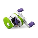 harayaa Angelrolle Baitcaster Castingrolle Spinnrolle Multirolle mit DC Intelligenter Bremssteuerung Und 72 zu 1 Übersetzung 7075 Aluminiumwelle Und, Linkshänder