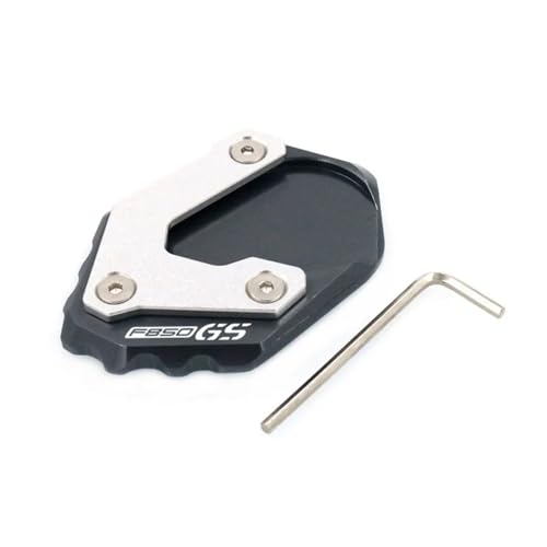 Extension béquille moto BMW F850GS en aluminium CNC anodisé titane