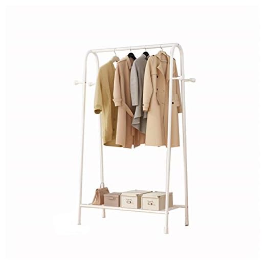 Heavy Coat Rack, klädaffär konfektions Rack Fristående Coat hatthylla Män Vertikala Förvaring Klädstång Black White (Color : White, Size : 150 * 60CM)