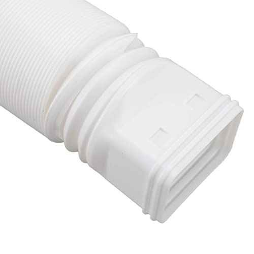 Rallonge de tuyau de descente rétractable et flexible coloris blanc - 3