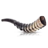 HalleluYAH Blesbok Horn Shofar 10'-14' Complete Set | Handcrafted in Israel