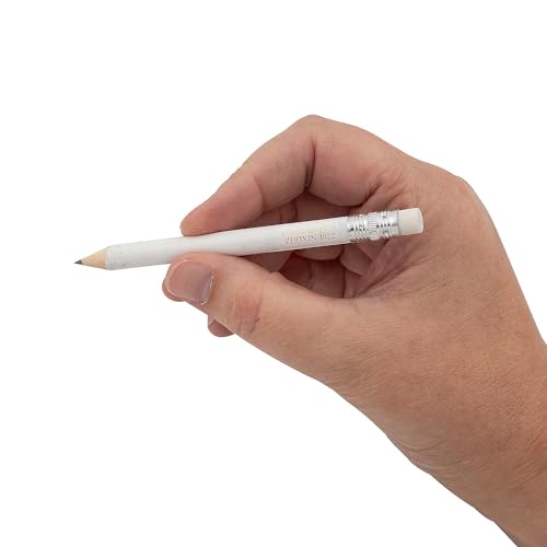 Lápices blancos mini personalizados 24 piezas miniatura 3