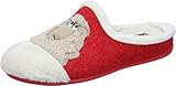 Manitu Home 320280-04, Mule für Damen, Rot, 42 EU, Rot 4, 42 EU