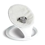 Munchkin Baby Swing Seat Cover, Premium Ultra-Soft Faux Fur, White